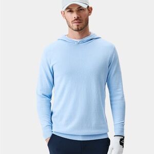 Macade Light Blue Tech Knit Hoodie Size XL